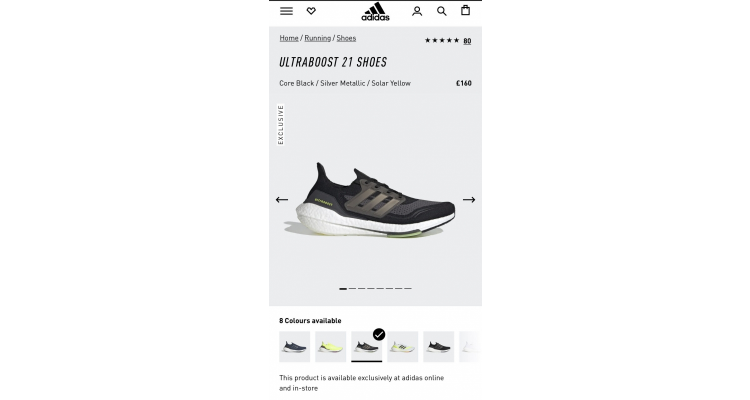 adidas ULTRABOOST 21 SHOES