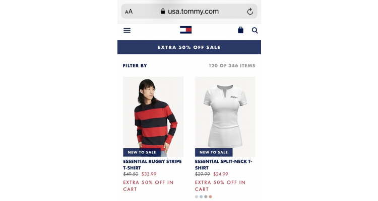 Tommy Hilfiger summer sale