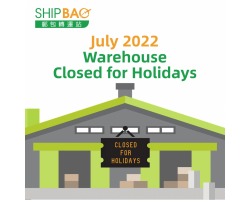 July 2022 Warehouse Holidays