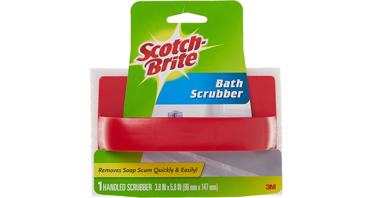 3M Handled Bath Scrubber
