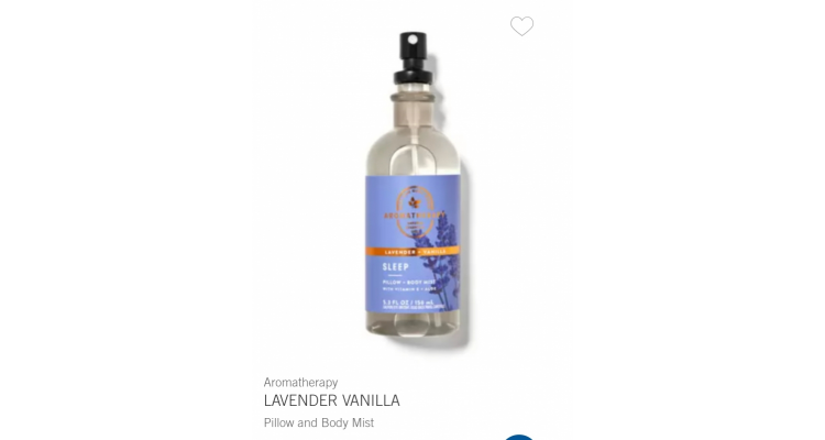 LAVENDER VANILLA Pillow Mist