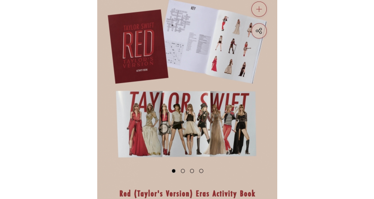 Taylor swift RED遊戲書