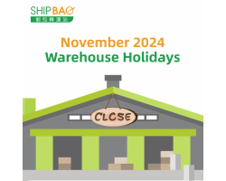 November 2024 Warehouse Holidays