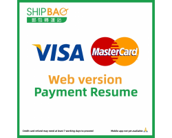 【Visa & MasterCard Credit Card Payment】Web version resume