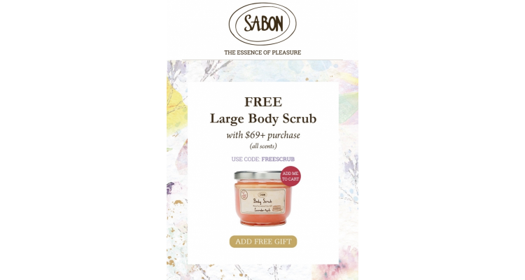 Sabon NYC 送身體磨沙