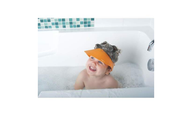 加拿大 BBLUV 矽膠幼兒浴帽 橙色