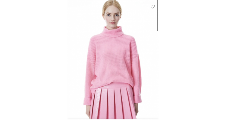 粉紅毛衣