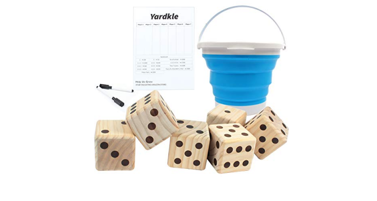 BOTINDO Wooden Yard Dice,