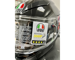 全新 Agv K3 SV Max Vision 黑色全盔 - 摩托車頭盔 - S碼