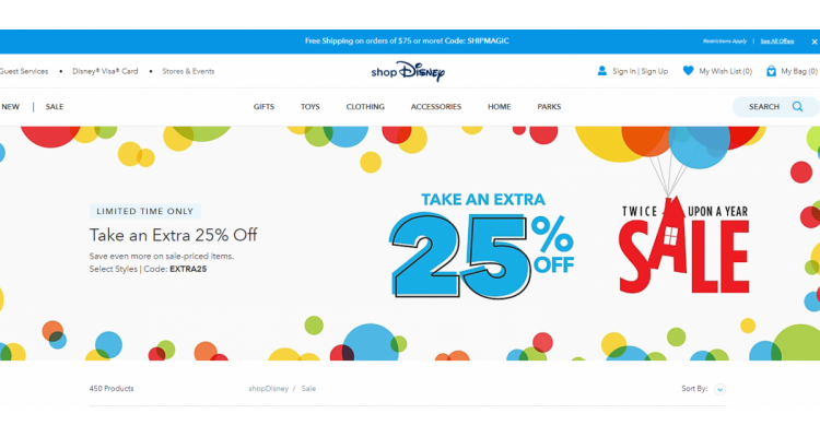 Disney extra sale