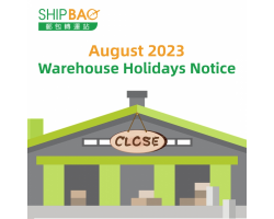 Aug 2023 Warehouse Holidays Notice