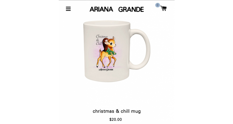 Ariana Grande 小鹿馬克杯