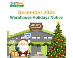 Dec 2023 Warehouse Holidays Notice