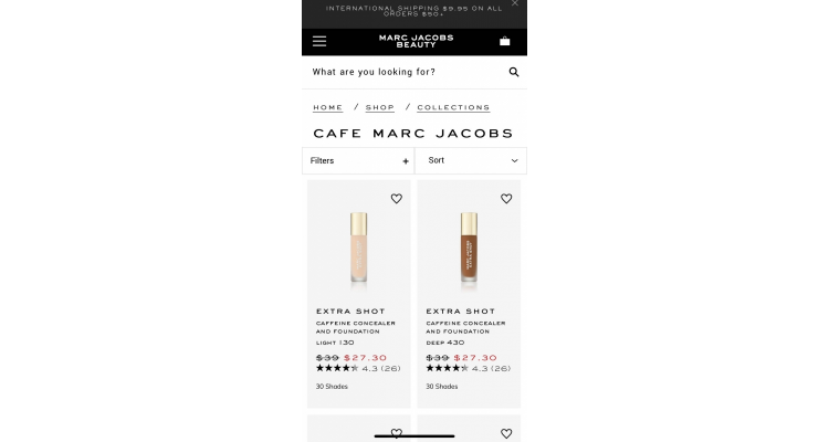 Marc Jacobs Beauty 7折