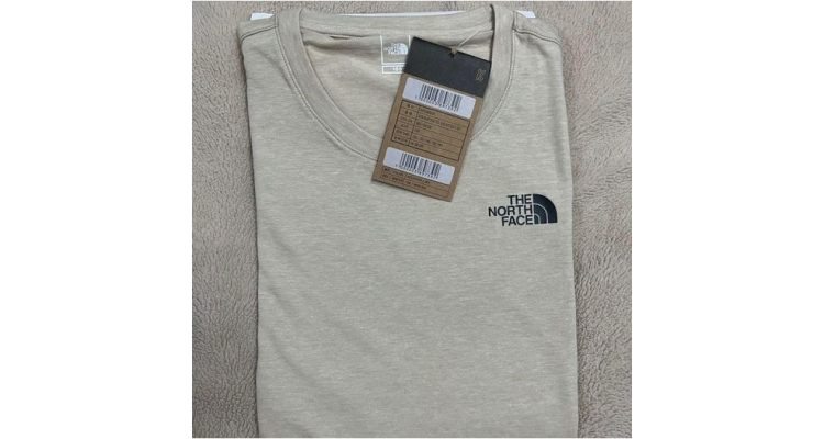 The North Face logo tee