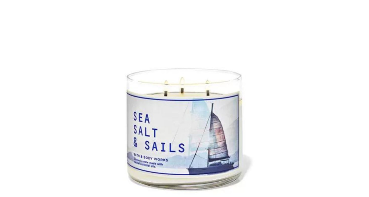 SEA SALT & SAILS 三芯香薰蠟燭 (411 g)