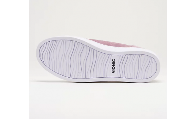全新 Vionic Suede Lace-Up Sneakers - Keke - 女款健走鞋 隱藏矯正足弓支撐 US7.5 / UK5.5 / EU38.5 / 24.5cm